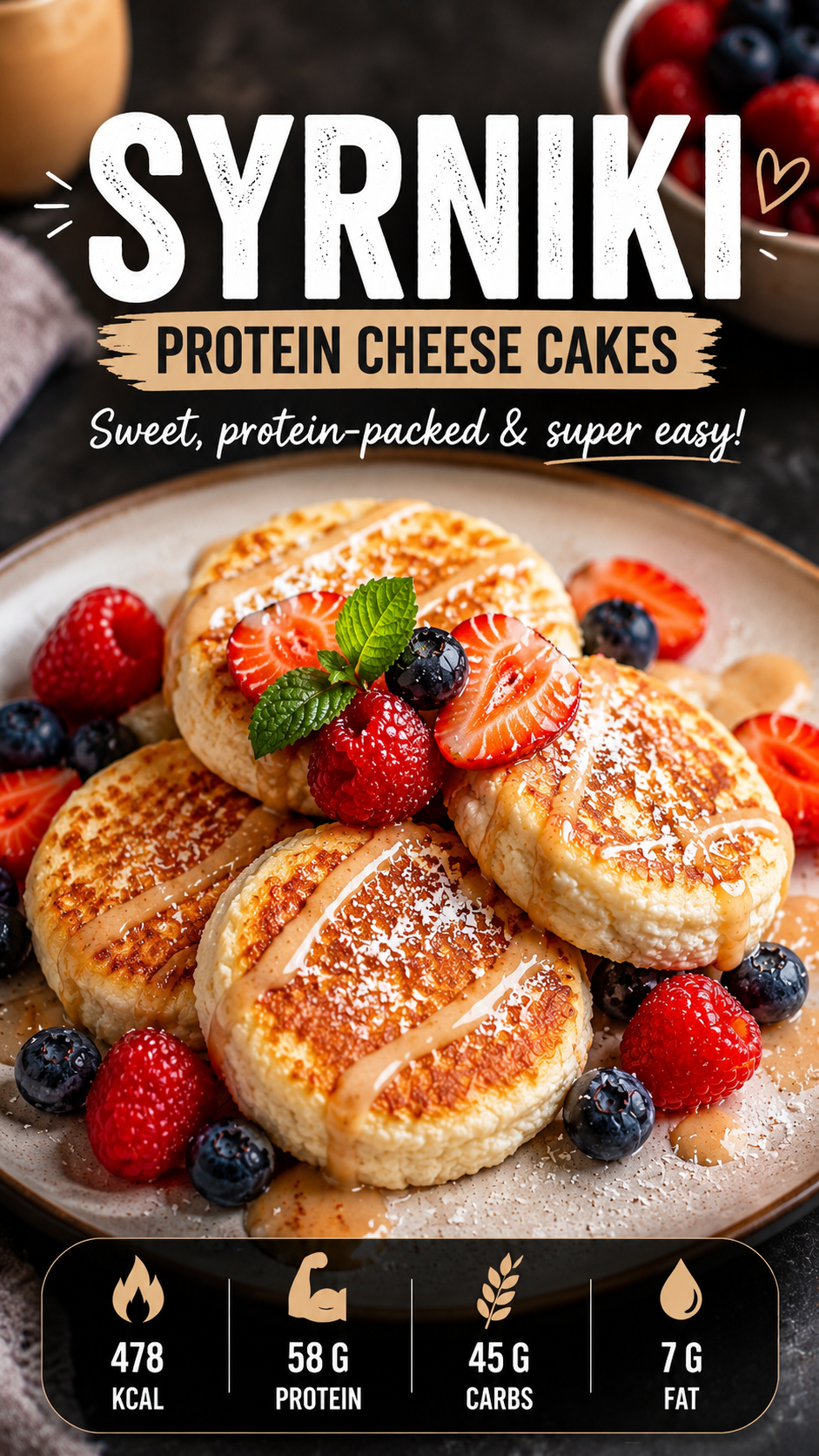 Syrniki Protein Cheese Cakes