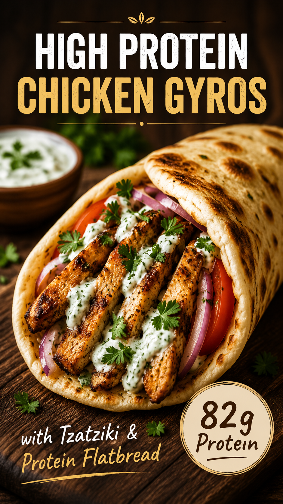 High Protein Chicken Gyros